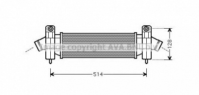 AVA QUALITY COOLING fd4341 -  Интеркулер